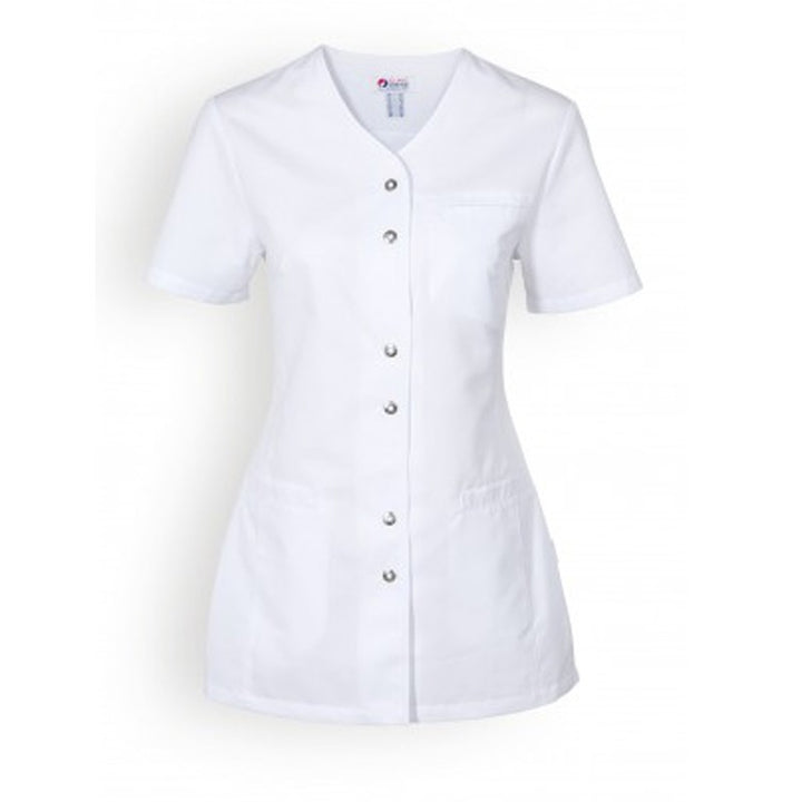 Blouse medicale blanche clinic dress pas cher manche courte femme