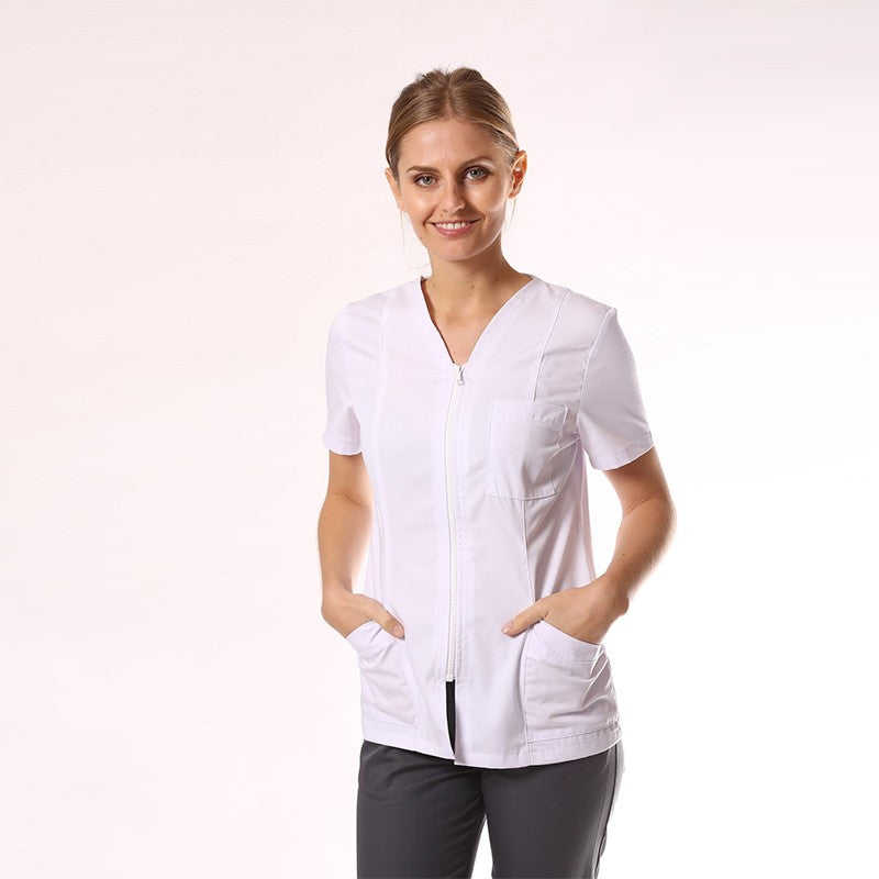Blouse blanche ceintrée 
