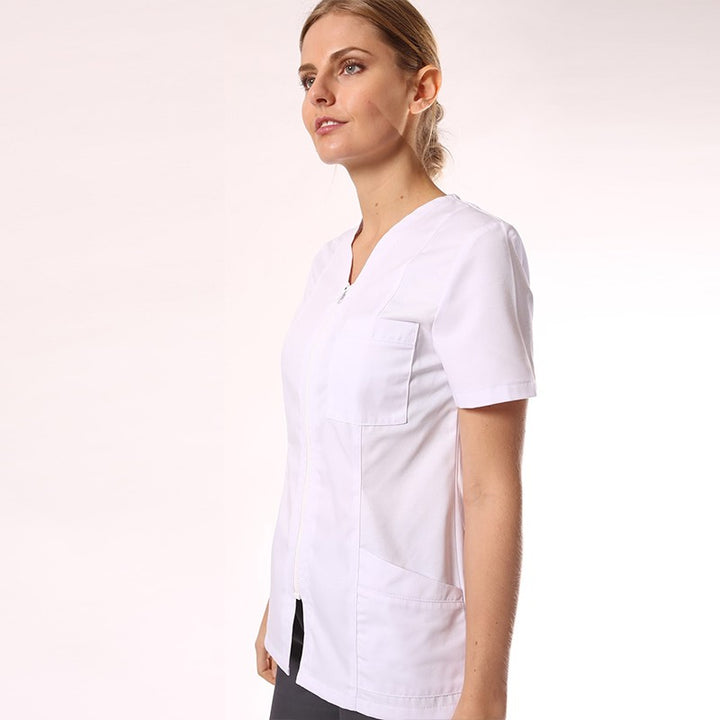 Blouse blanche ceintrée 