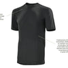 Tee-Shirt Manches Courtes Sans Coutures - ADOLPHE LAFONT