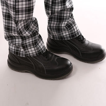 Pantalon de Cuisine Carreaux Noir homme