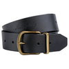 Ceinture Yuma Unisexe en Cuir Noir - LAFONT SERVICE