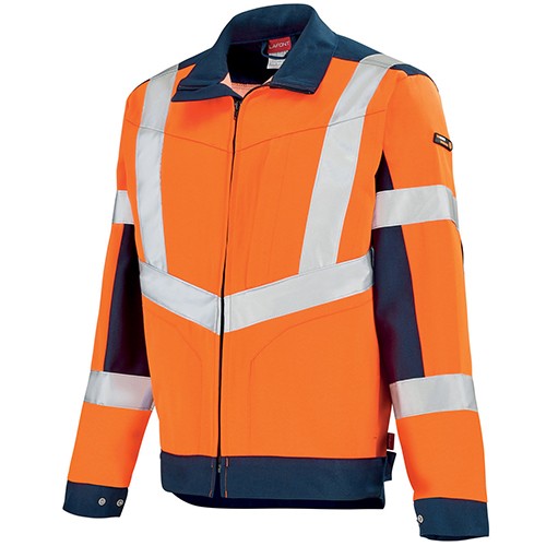 Blouson de travail haute visibilité MARIN/ORANGE HIVI 3HVI00CP