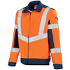 Blouson de Travail Haute Visibilité Marin/Orange Hivi - ADOLPHE LAFONT
