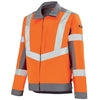 Blouson de Travail Haute Visibilité Orange Hivi/Acier - ADOLPHE LAFONT
