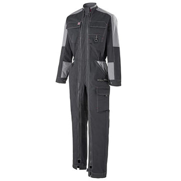 Combinaison de Travail Multipoches Noir homme femme mixte pas cher promotion