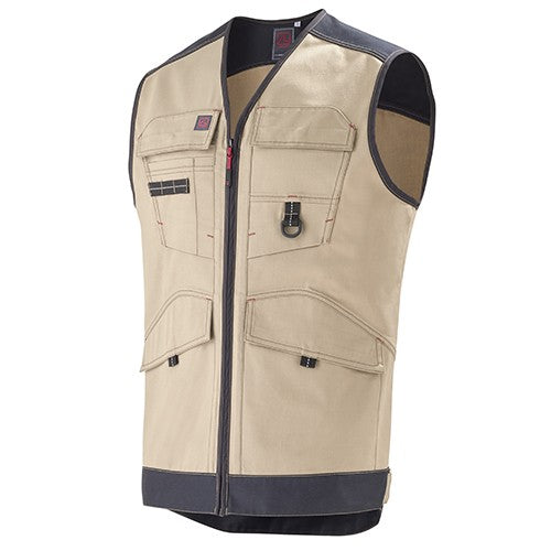 Gilet de travail BEIGE/NOIR 9ATT00CP