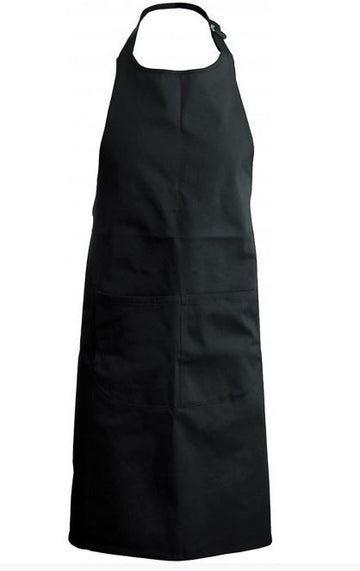 Tablier a bavette couleur noir