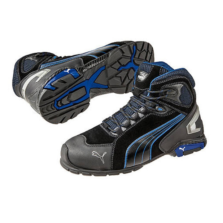 Basket de sécurité Puma Rio Black Mid. Qualité puma avec coque de sécurité normée tous métiers.