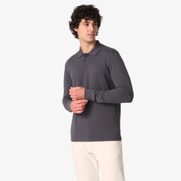 Polo de Travail Piqué Homme Manches Longues - IDEAL BASIC BRAND - 1