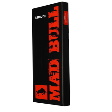 Couteau de Chef Serbe Bleu et Noir MAD BULL - SAMURA - 5