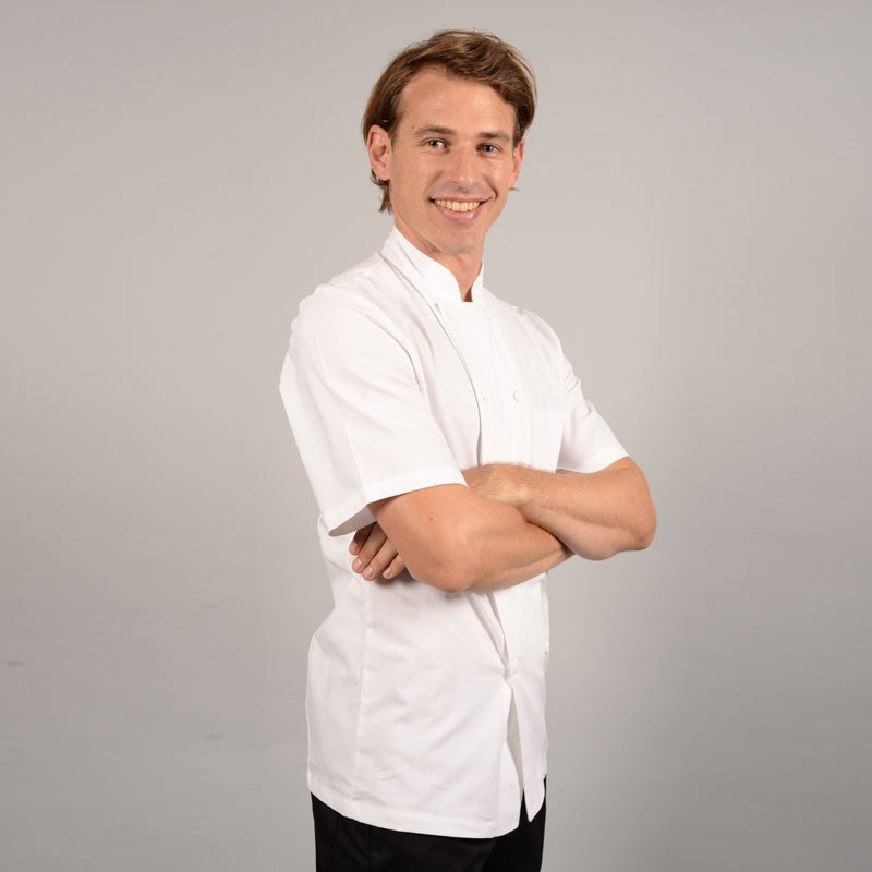 Veste de Cuisine Coton 100% Toile profil, tissu léger, agréable à porter