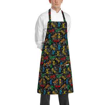 Tablier à Bavette à Motifs 100% Coton - EGOCHEF
