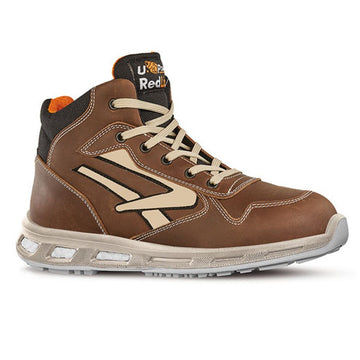 Chaussures de sécurité CARTER S3 SRC. Basket montante gamme Red lion. Coque normée.