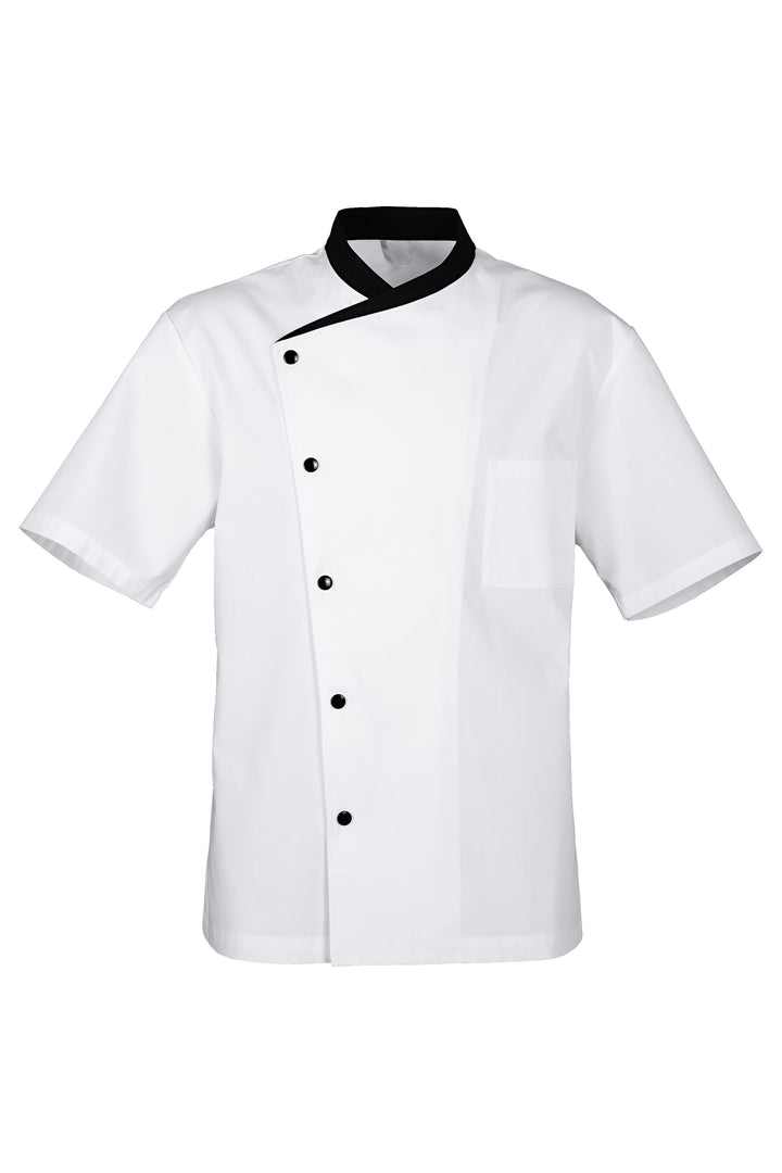 Veste de cuisine blanche juliuso Bragard, aération pour passage de l'air
