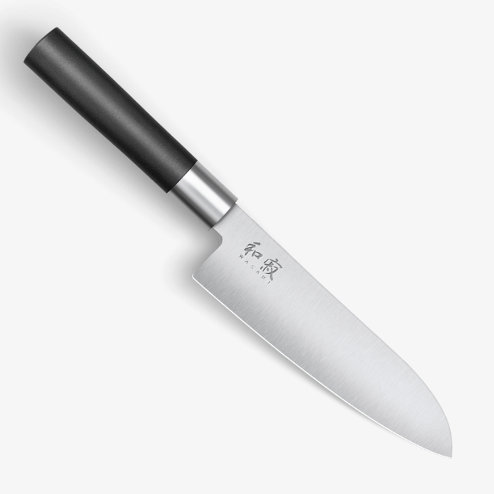 Couteau Santoku 16,5cm WASABI BLACK - KAI
