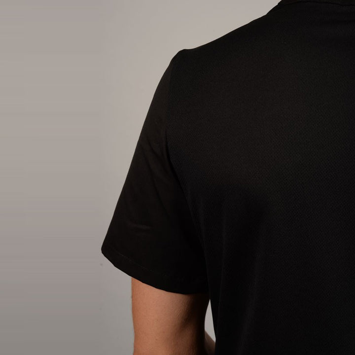 Tunique Medicale Noire Col V aérée