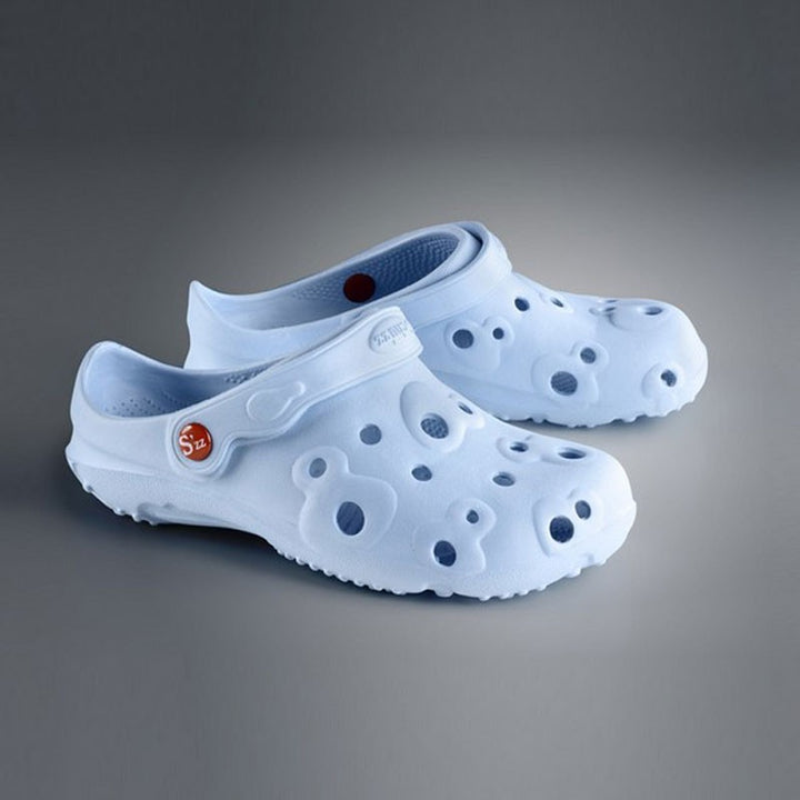 Sabot médical schu'zz globule femme bleu ciel