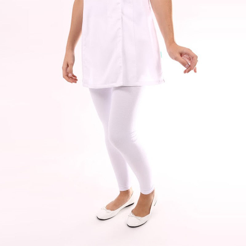 Leggings Blanc esthéticienne 