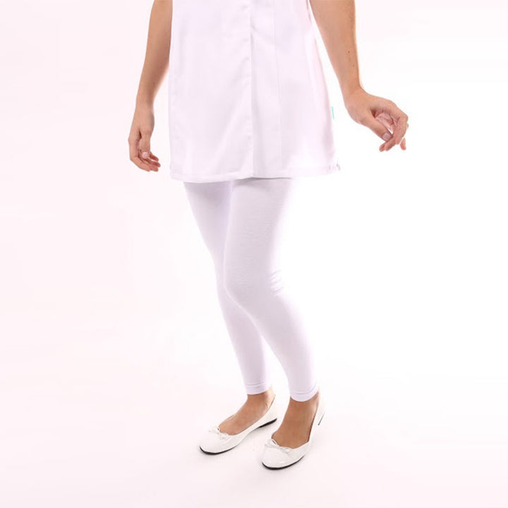 Leggings Blanc esthéticienne 