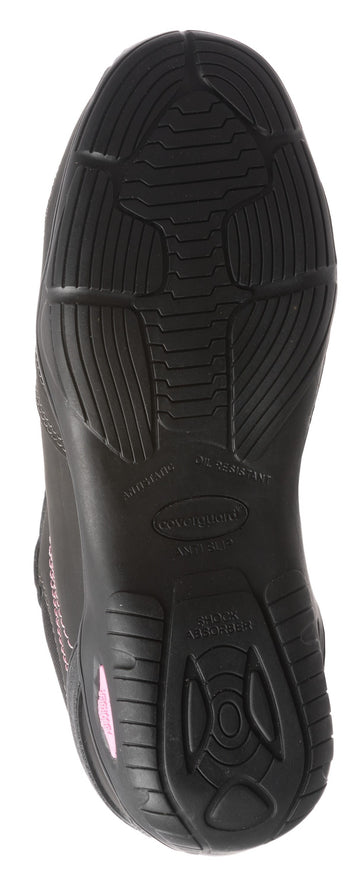 Chaussures de Sécurité Femme Noir Rose S3 - EUROPROTECTION