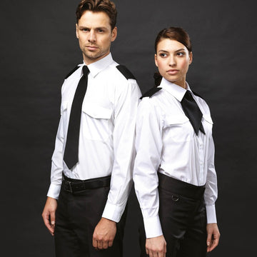 chemise pilote blanche TOPTEX