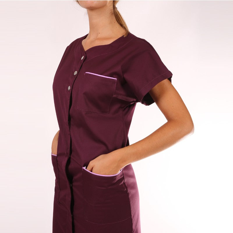 Blouse médicale femme Valia Bordeaux