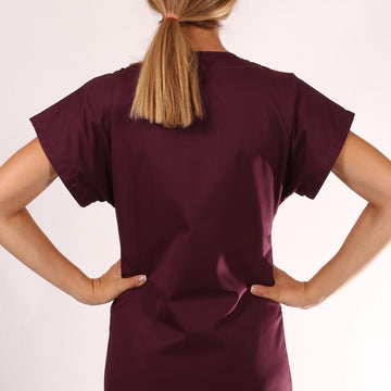 Blouse médicale femme Valia Bordeaux