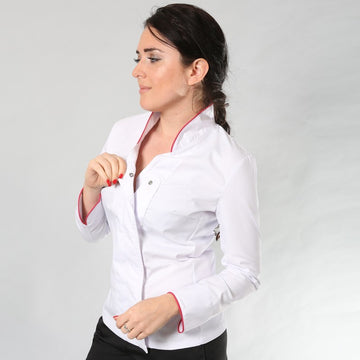 Veste de cuisine blanche by Coline Faulquier