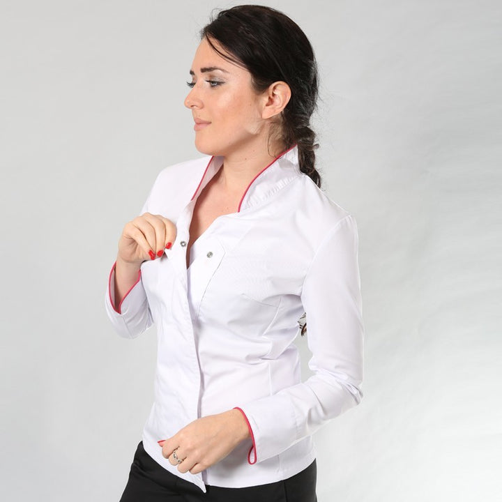 Veste de cuisine blanche by Coline Faulquier