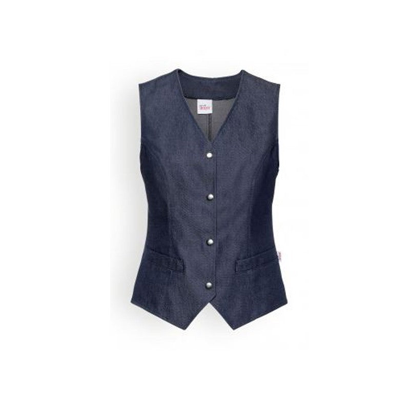 Gilet de serveuse jean