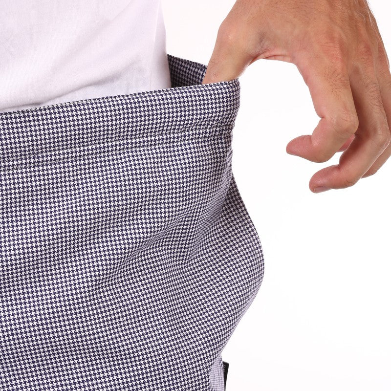 Pantalon couleur pied de poule REGLISSE