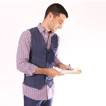 Gilet de serveur jean