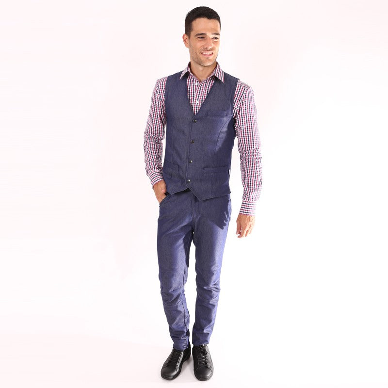 Gilet de serveur jean