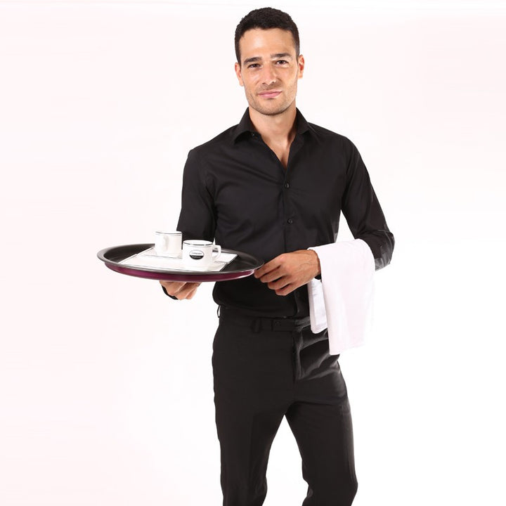 Chemise serveur noire