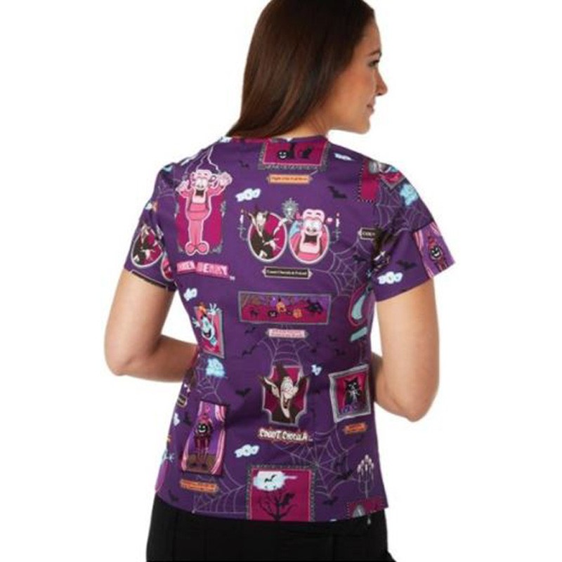 Tunique médicale spéciale Halloween de dos