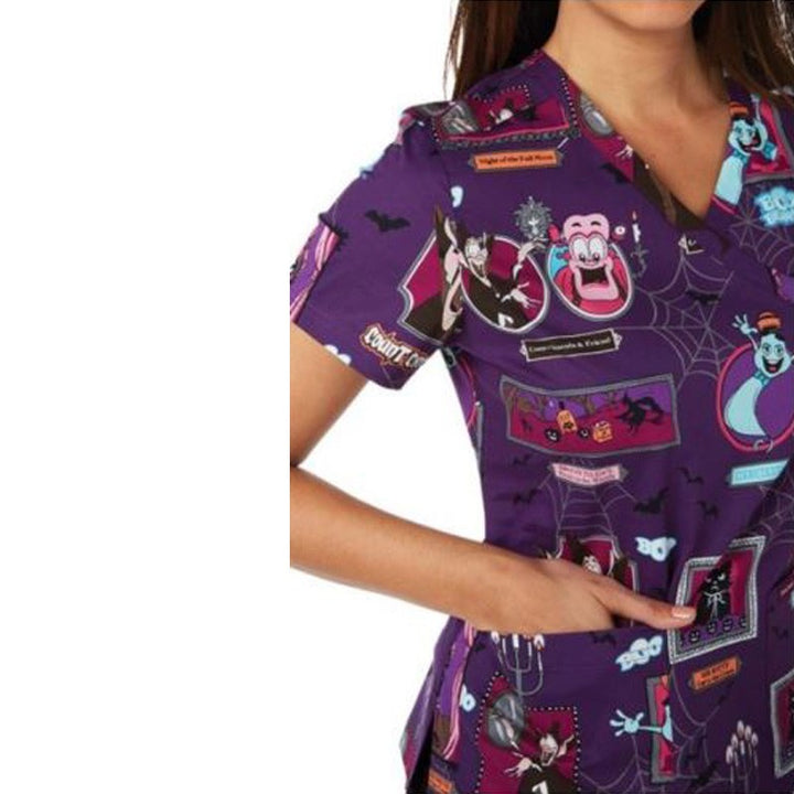 Tunique médicale spéciale Halloween zoom