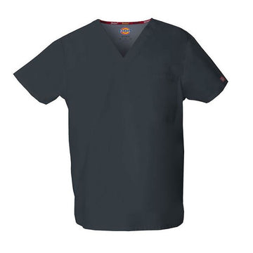 Tunique médicale col V mixte gris