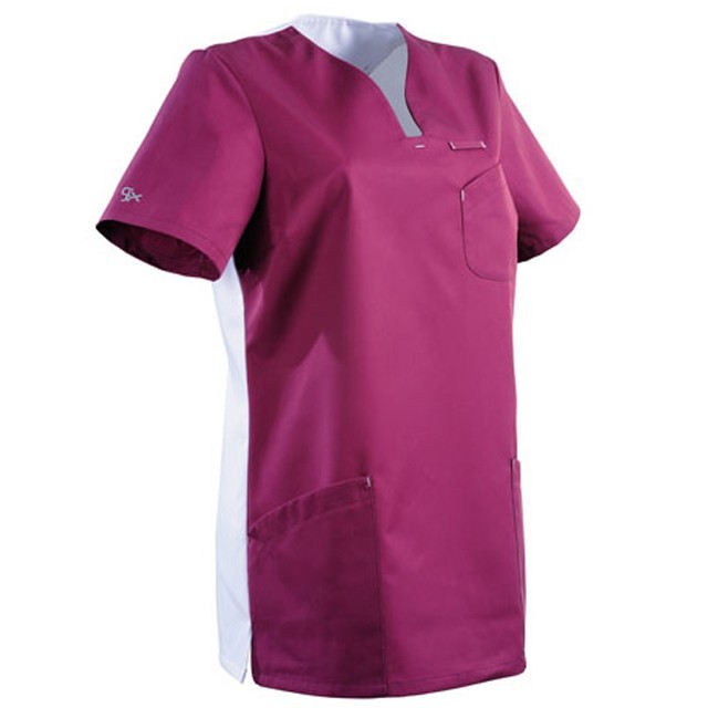 Tunique médicale 2MAT rose cassis