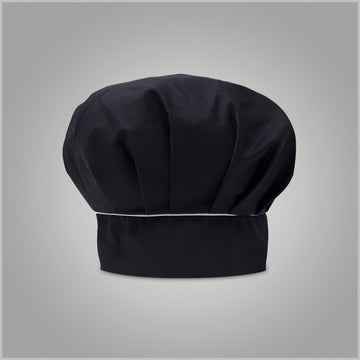 Toque à liseré argent