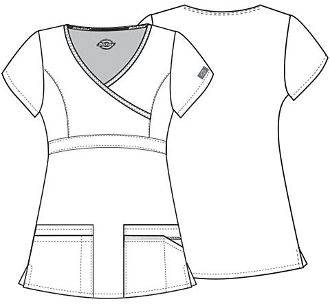 Tunique col V femme aubergine DICKIES