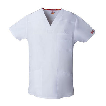 Tunique médicale bleu marine homme col V 3 poches