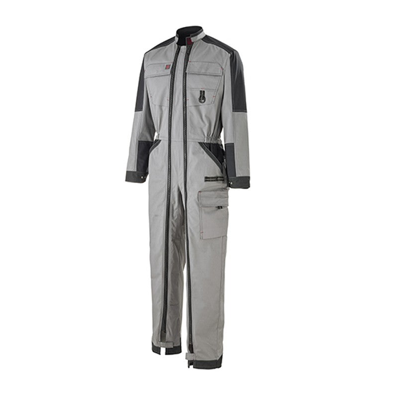 Combinaison de travail 2 zips GRIS/NOIR 5ATG80CP