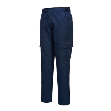 Pantalon de travail coupe ajustée slim bleu marine