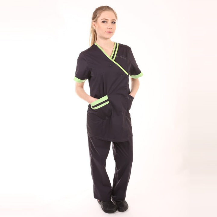 Blouse carbone et verte Lafont