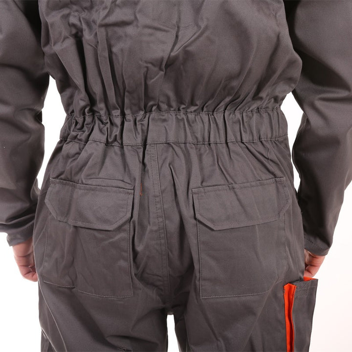 Combinaison de travail gris & orange 8PADCL