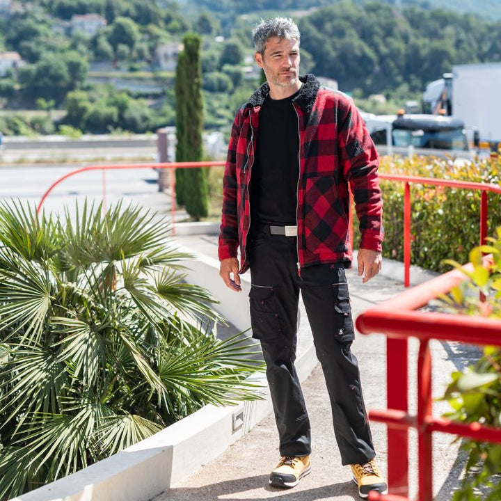 Chemise de Travail Homme Matelassée Épaisse Col Sherpa - LMA