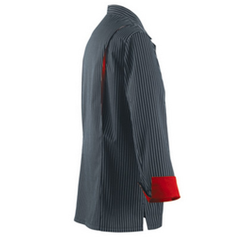 Veste de cuisine ARDOISE Robur, 2 soufflets dans le dos, facile d'entretien
