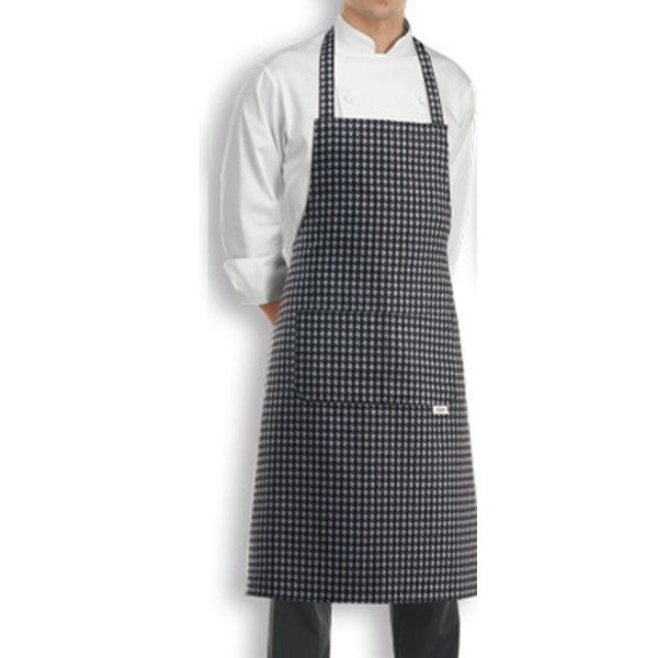 Tablier de Cuisine pied de poule gris