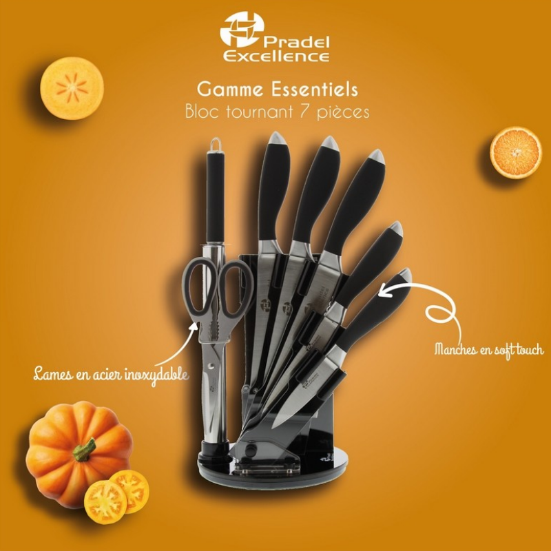 bloc de couteaux gamme essentiels 